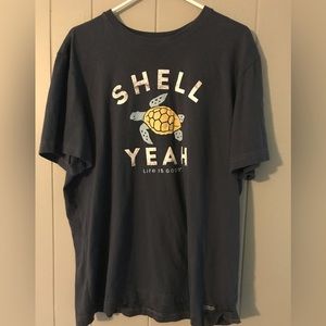 Men’s Life Is Good “SHELL YEAH” Short Sleeve shirt